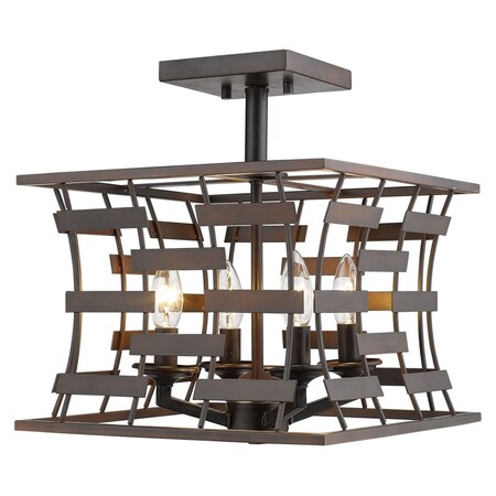 Millennium Semi-Flush Ceiling Mount 3404-RBZ